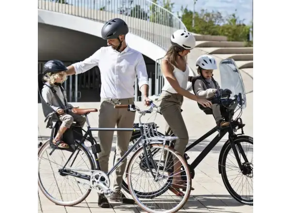 Urban Iki Ta-ke przedni fotelik z uchwytem MTB/ATB Bincho Black/Kurumi Brown