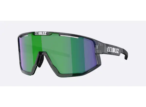 Bliz Fusion Small okulary przeciwsłoneczne Crystal Black/Brown Green Multi