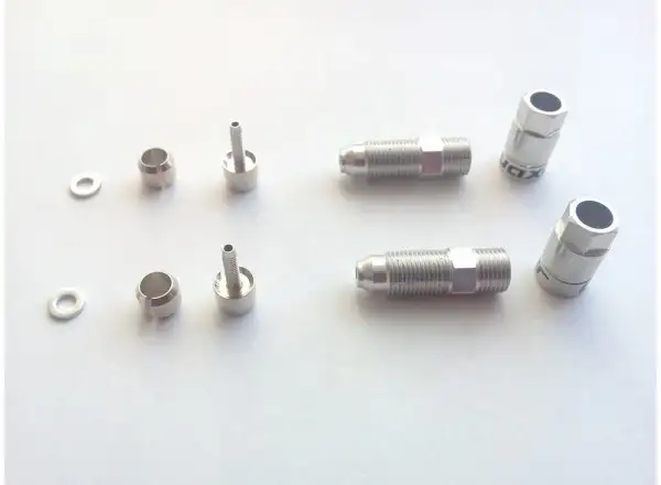 Quaxar zestaw zakończeń węży do hamulców hydraulicznych, duży gwint