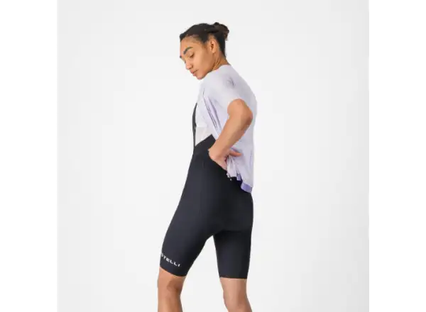 Castelli Espresso 2 W damskie spodenki z wkładką i szelkami Black