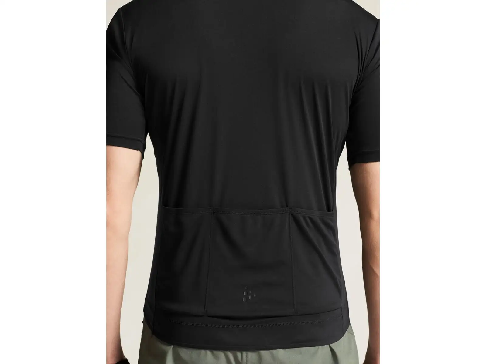 Craft Everyday męska koszulka kolarska krótki rękaw czarna
