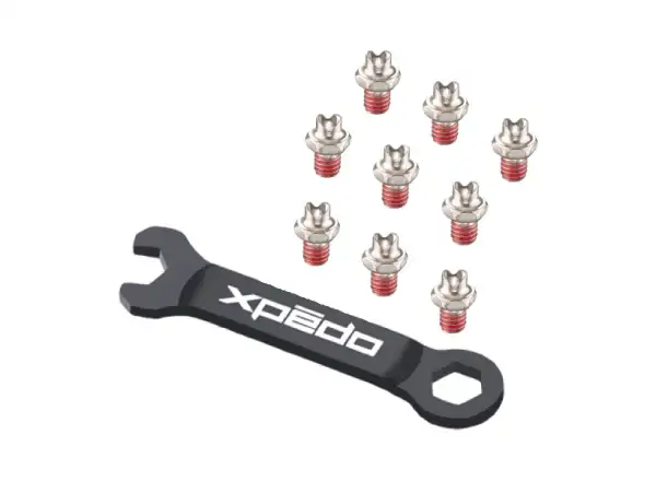 X-pedo Twin zestaw pinów z kluczem 50 sztuk