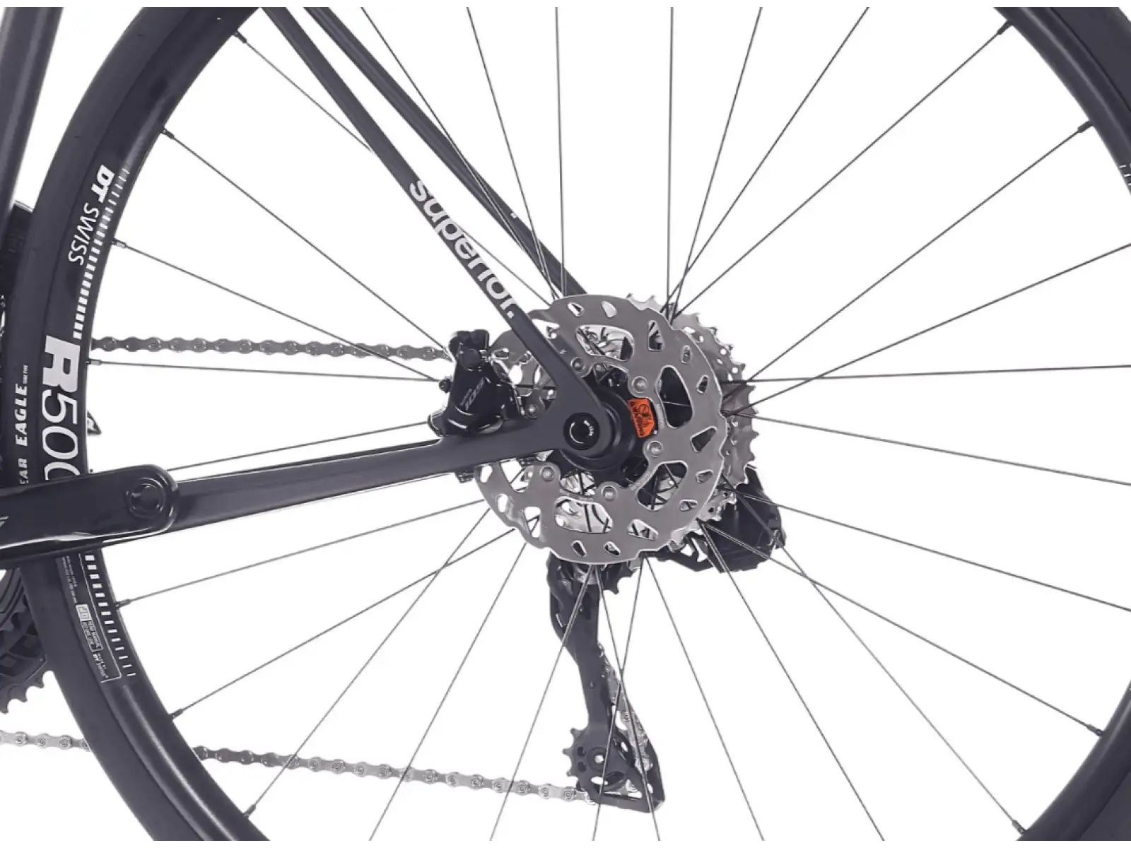 Superior RR 9.5 rower szosowy Matte Carbon / White