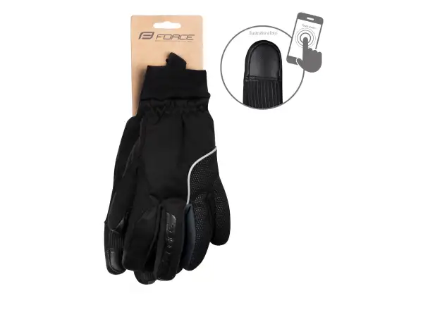 Force ARCTIC PRO zimowe rękawice czarna