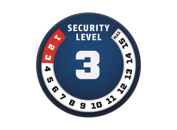 Abus Web 1500/60 zamek łańcuchowy czarna