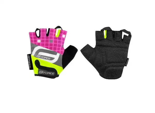 Force Square dziecięce rękawice fluo/różowa