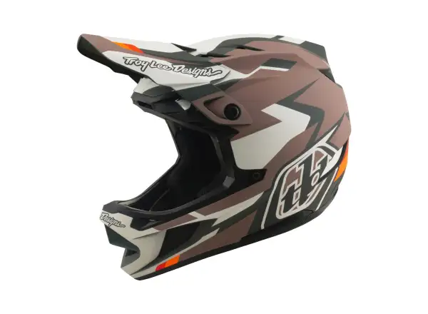 Troy Lee Designs D4 Polyacrylite MIPS kask Roamer Clay