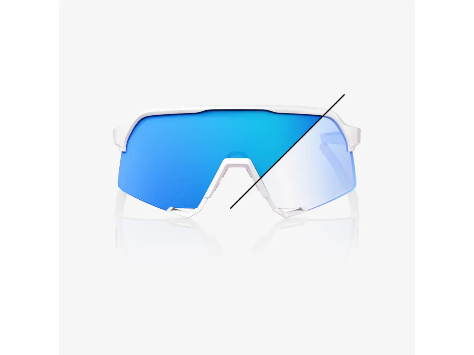 100% S3 LE okulary przeciwsłoneczne Bastille/Blue Mirror Photochromic