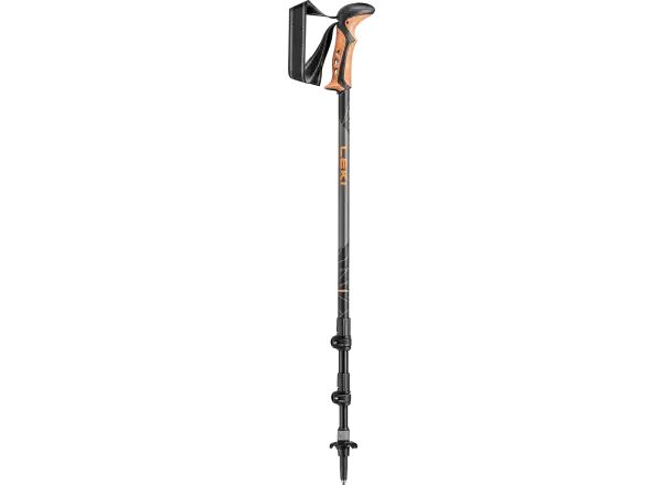 Leki Khumbu AS kije trekkingowe Anthracite/Orange roz. 110 - 145cm