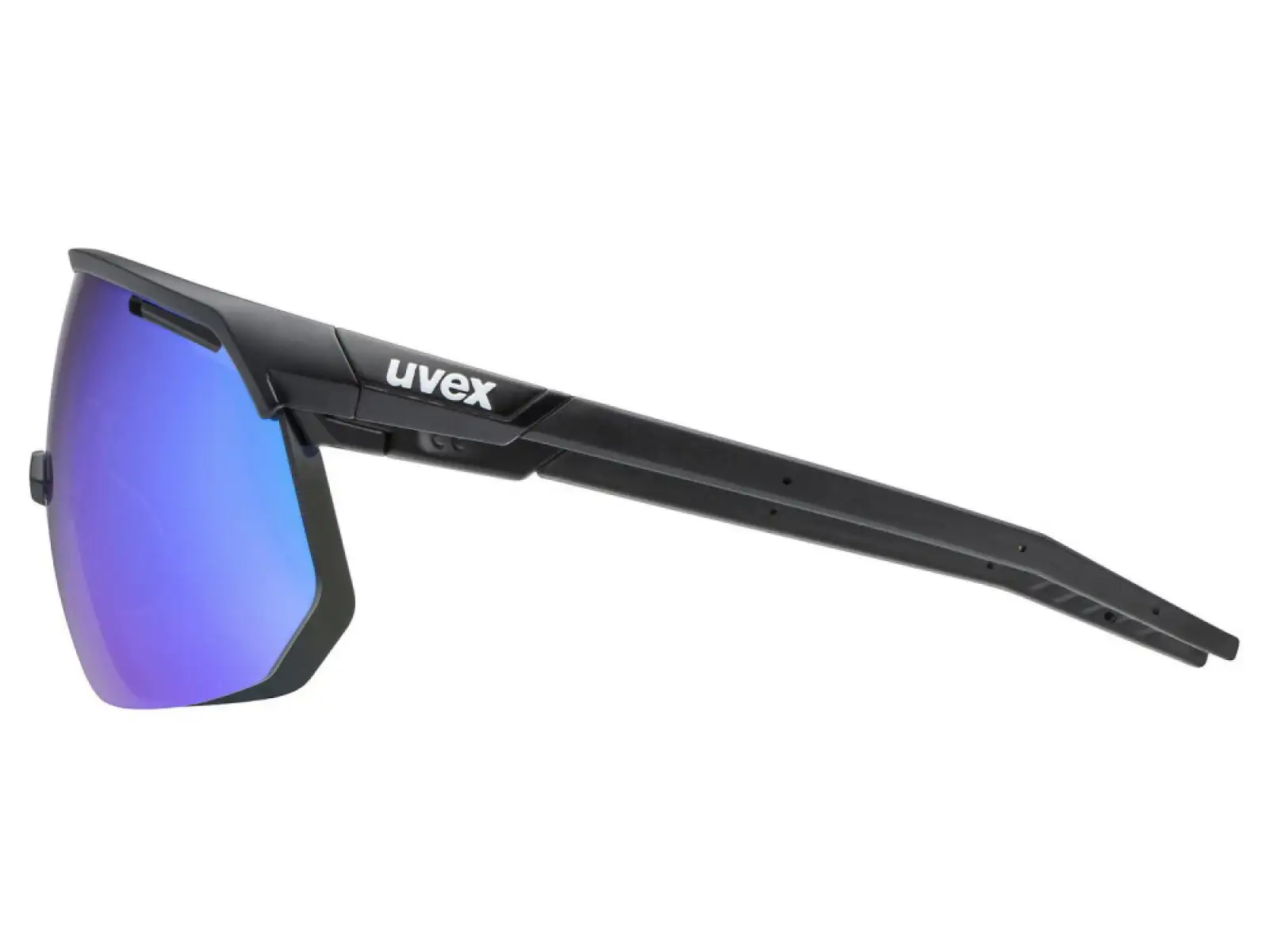 Uvex Pace One okulary Black Matt/Mirror Blue
