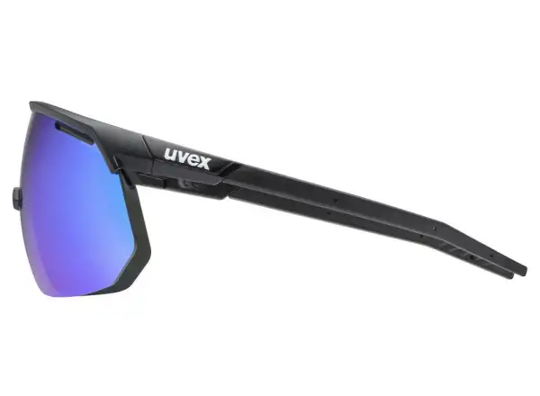 Uvex Pace One okulary Black Matt/Mirror Blue