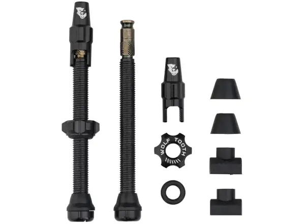 Wolf Tooth wentyle bezdętkowe Click Valve kit 60mm czarna