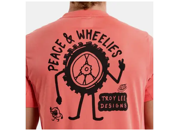 Troy Lee Designs Skyline Ride Tee męska koszulka z krótkim rękawem P&W Melon