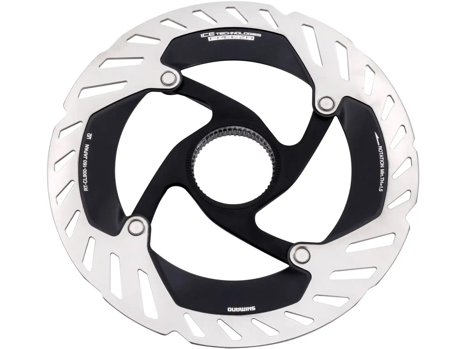Shimano RT-CL900 tarcza hamulcowa 203 mm, center lock, Ice Tech, zewnętrzny lock ring