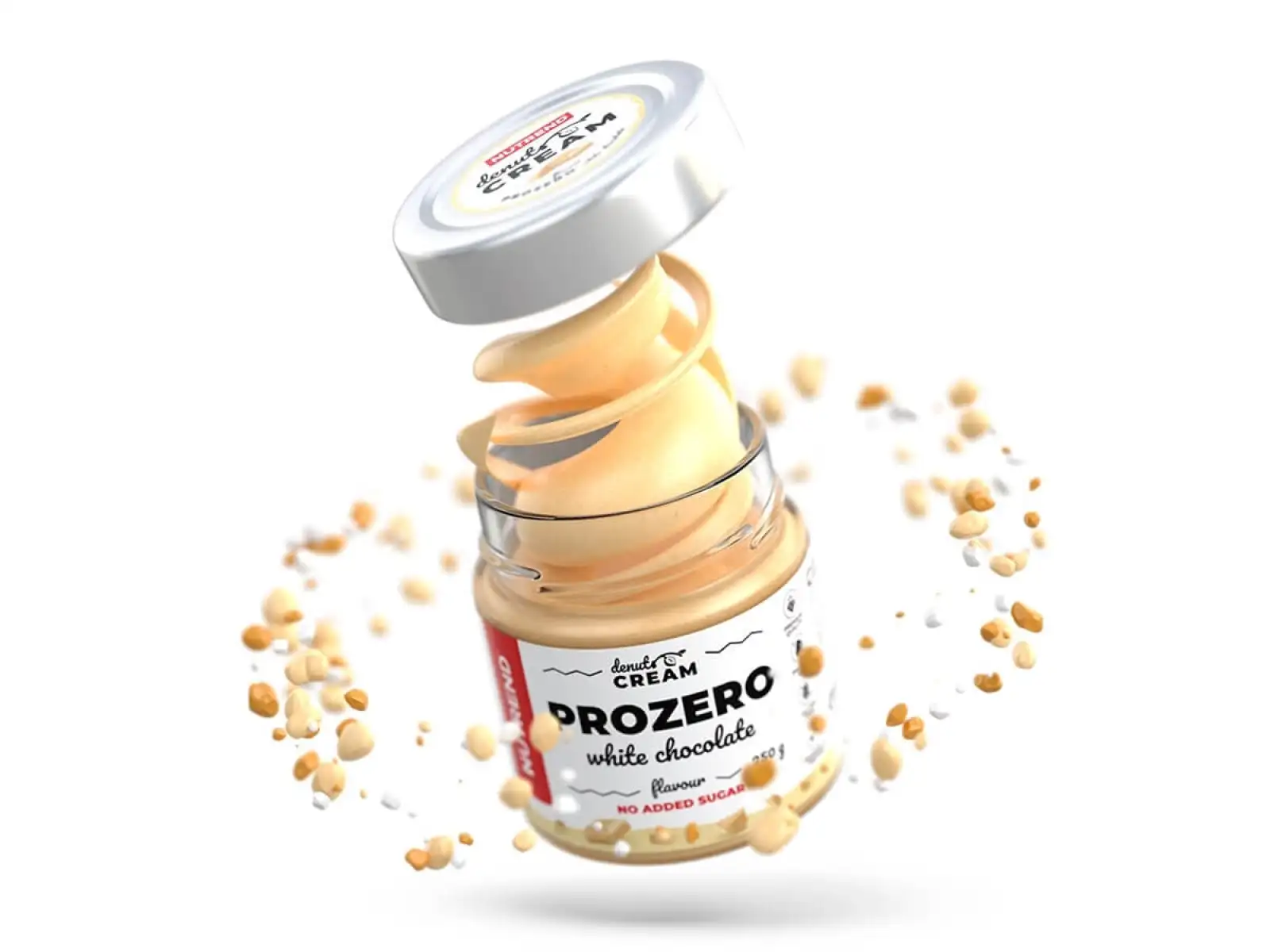 Nutrend Denuts Cream delikatny krem orzechowy 250 g prozero z białą czekoladą