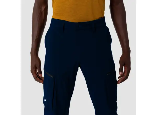 Salewa Puez Durastretch Cargo męskie spodnie Navy Blazer