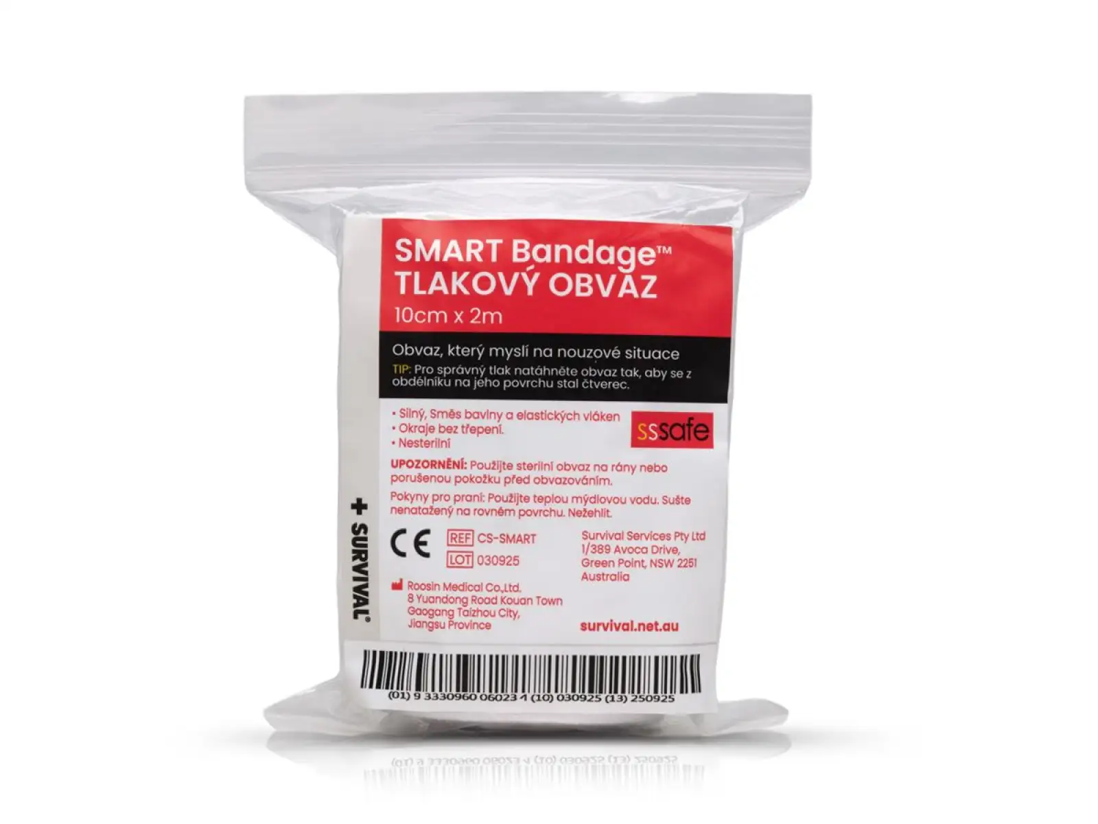 Survival Smart Bandage opatrunek uciskowy 10 cm x 2m