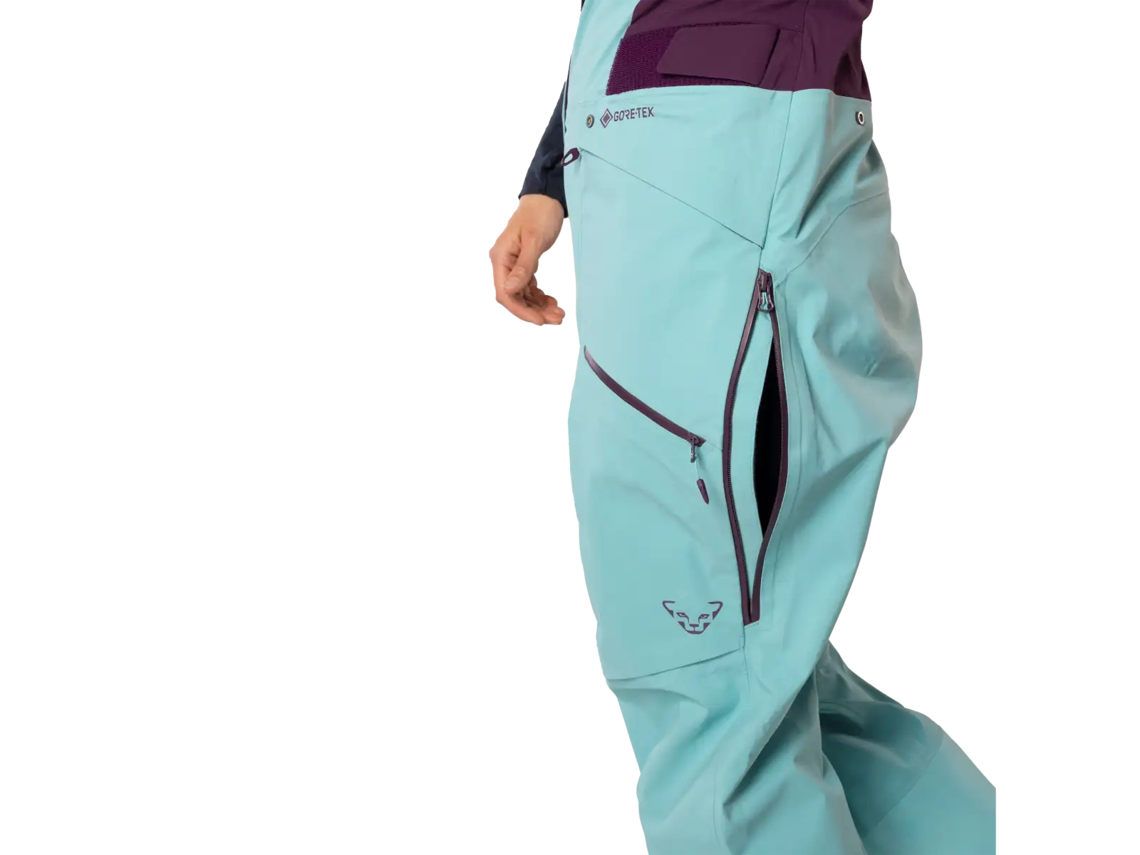 Dynafit Tigard Gore-Tex damskie zimowe spodnie Marine Blue
