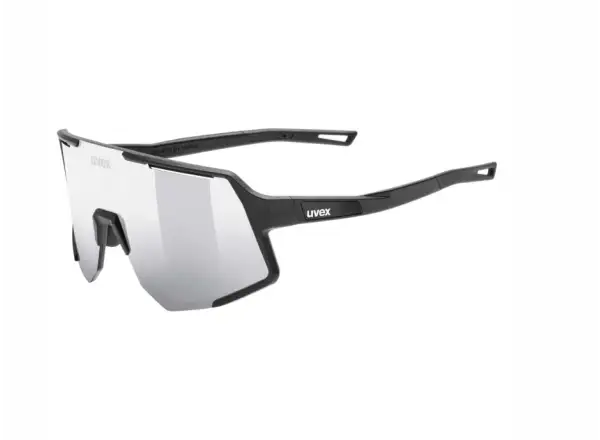 Uvex Sequenze okulary rowerowe Black matt/Mirror Silver