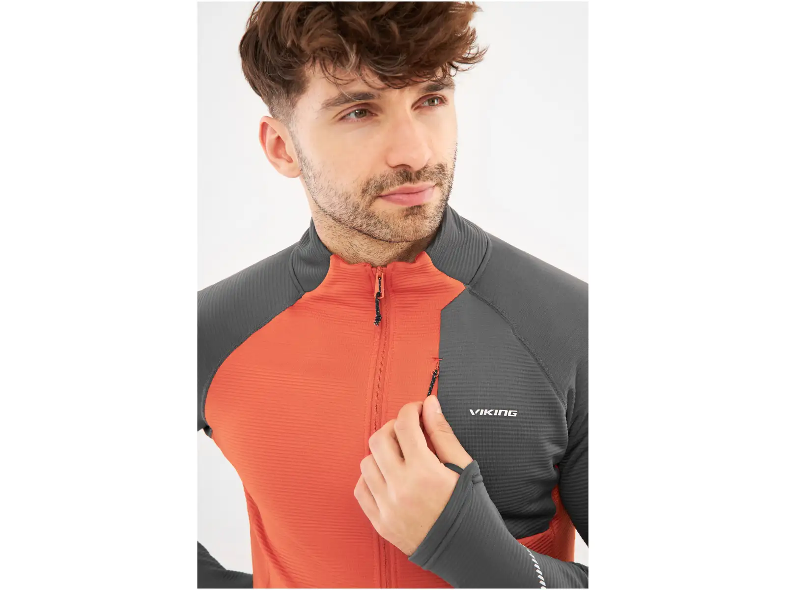 Viking Pro Line Birger męska bluza Orange/Grey