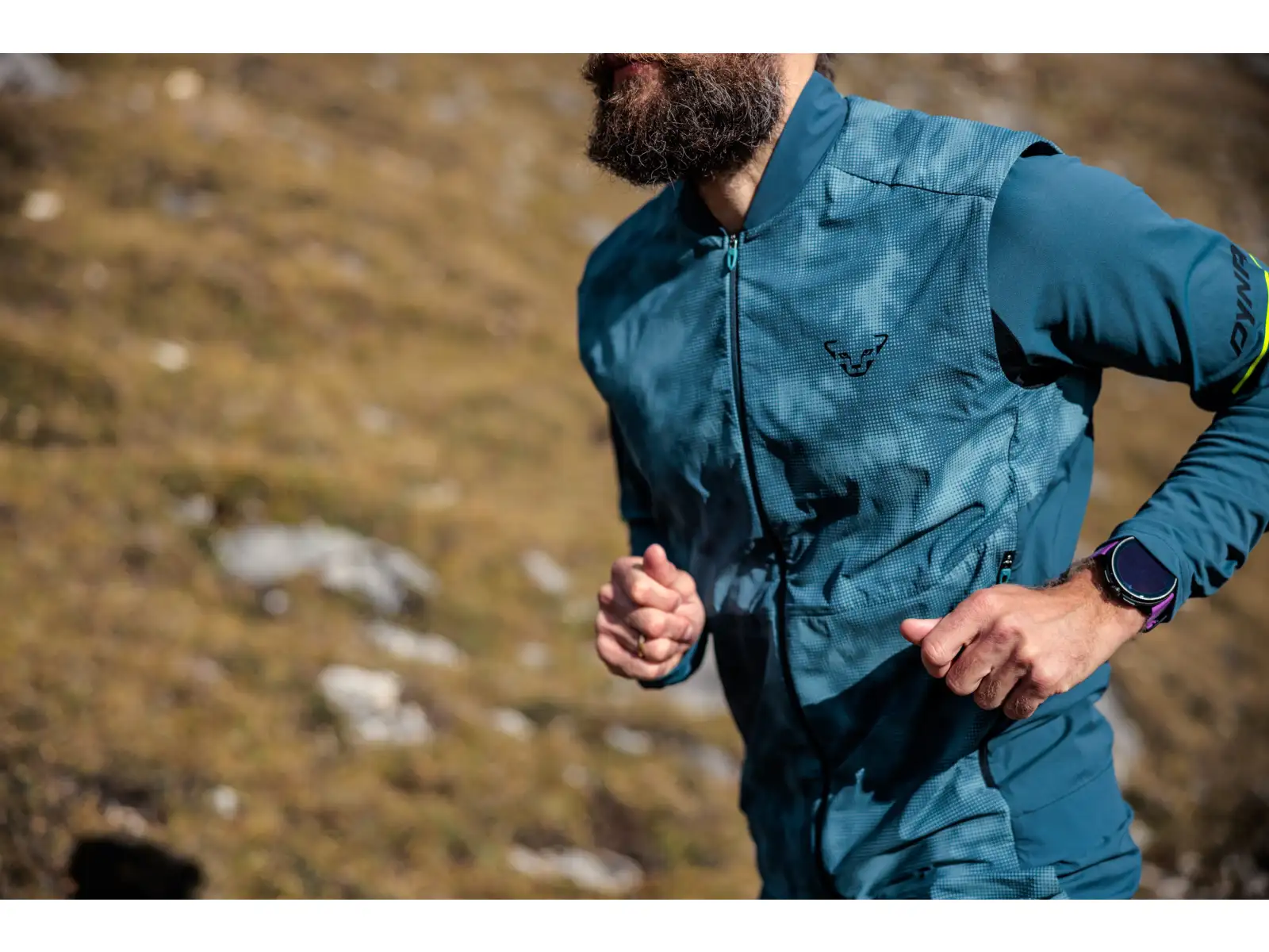 Dynafit Trail Reflective Insulation męska kamizelka do biegania Cinder