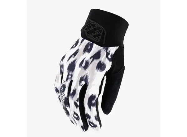 Troy Lee Designs Luxe Wild Cat damskie rękawiczki white