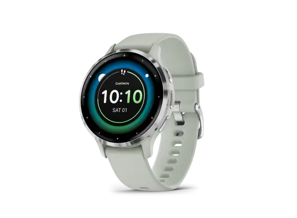 Garmin Venu 3S inteligentny zegarek Silver/Sage Grey