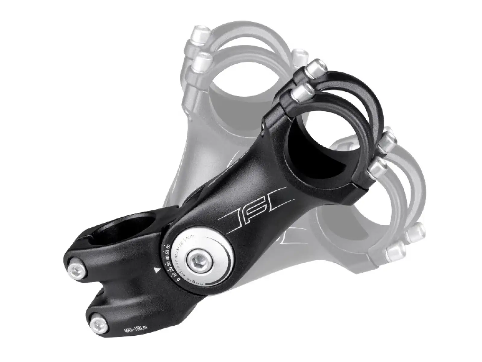 Force S6.4 regulowany wspornik kierownicy 31,8/125 mm czarna mat NEW
