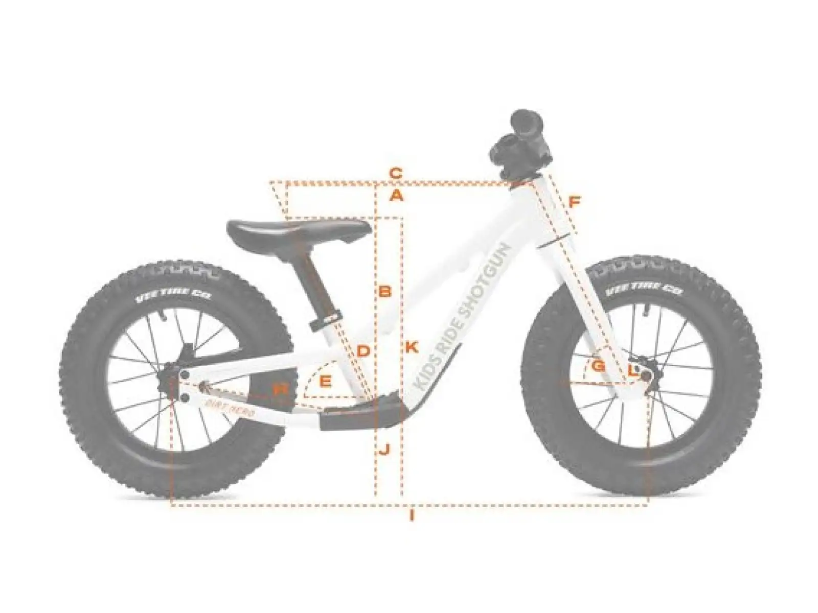 Kids Ride Shotgun Dirt Hero 14 rowerek biegowy