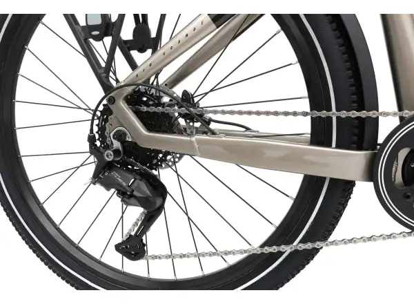 Apache Rio Grande 3 MX 720 Wh niskoramowy rower elektryczny Cappuccino
