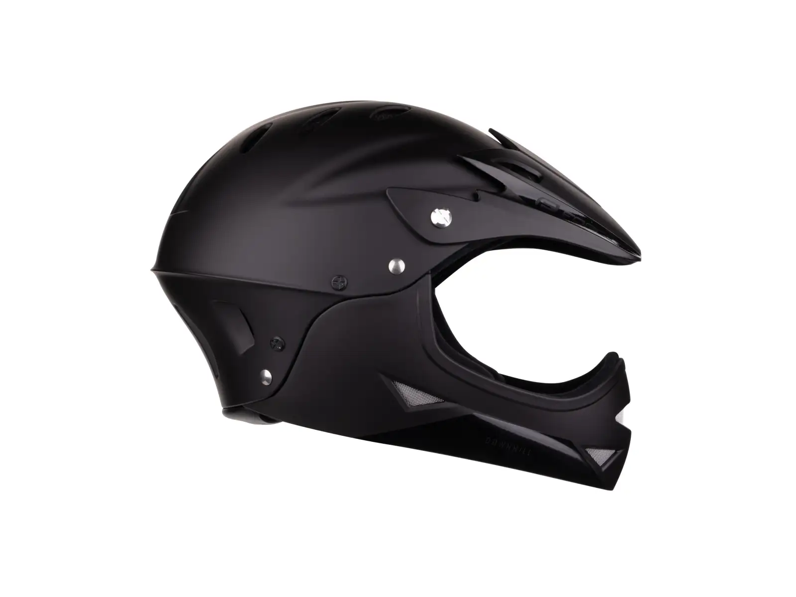 Force Downhill Junior kask czarny matowy
