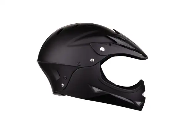 Force Downhill Junior kask czarny matowy