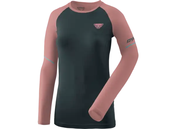 Dynafit Alpine Pro damska koszulka dlugi rekaw Blueberry/Mokarosa