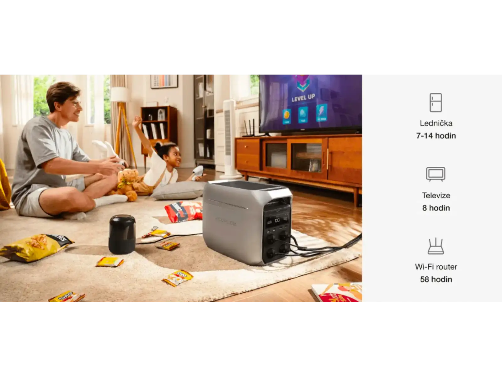 EcoFlow DELTA 3 Plus stacja ładująca