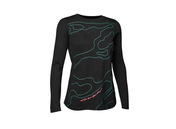 Fox W Ranger Mid Ls Lunar damska koszulka dlugi rekaw Black
