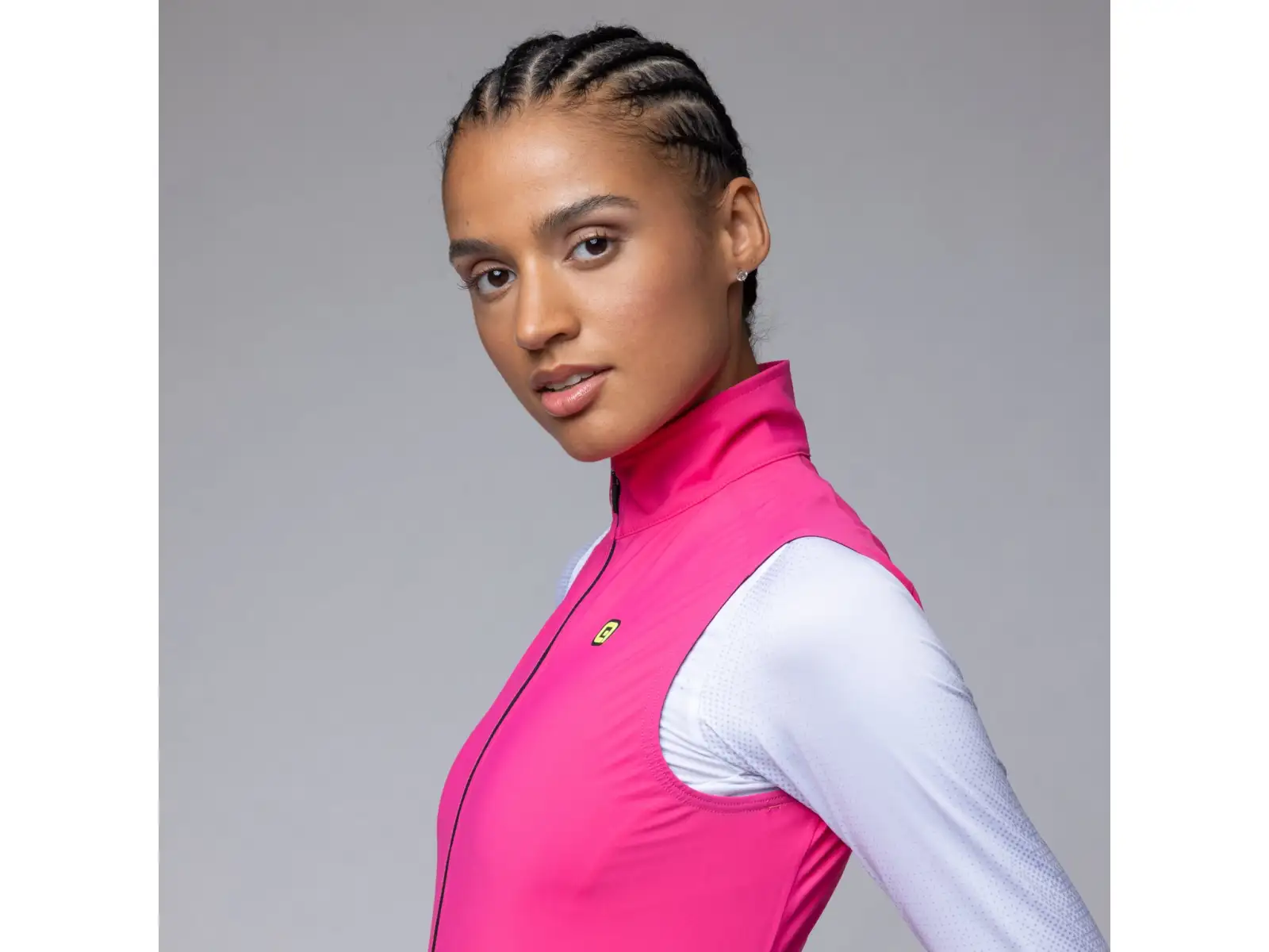 Alé Klimatik Guscio Racing 2.0 damska kamizelka kolarska Fuchsia
