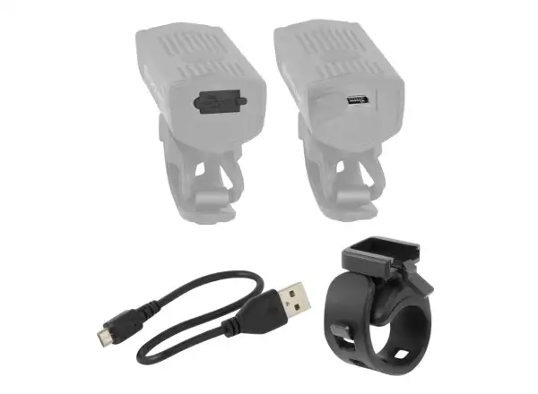 Force Dot zestaw świateł przednie i tylne USB