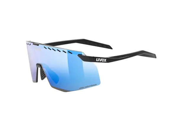 Uvex Pace Stage ColorVision okulary Black Matt/Mirror Blue