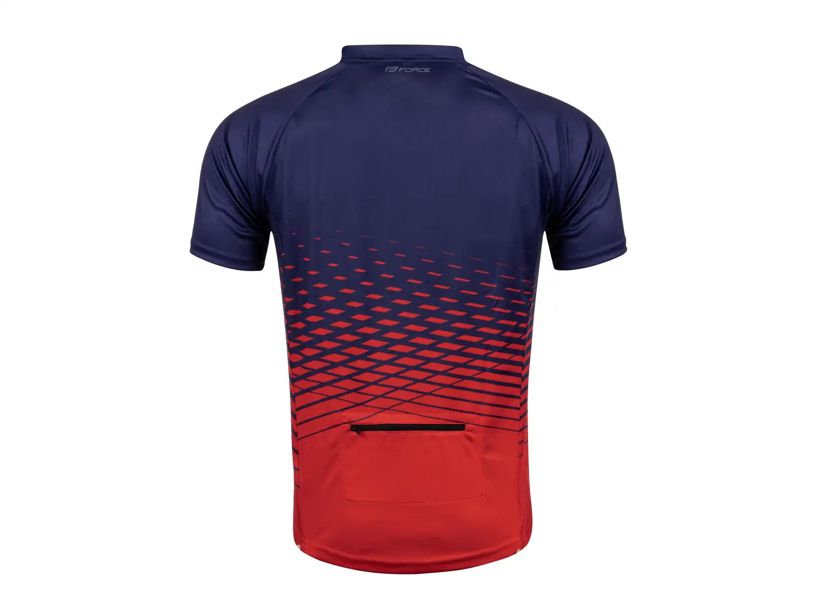 Force Angle MTB męska koszulka krótki rękaw modra/czerwona