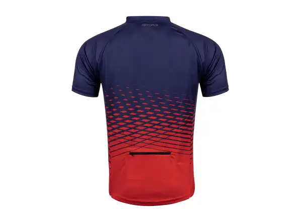 Force Angle MTB męska koszulka krótki rękaw modra/czerwona