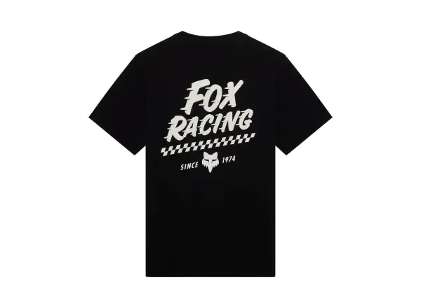 Fox Speed 195 męska koszulka z krótkim rękawem Black