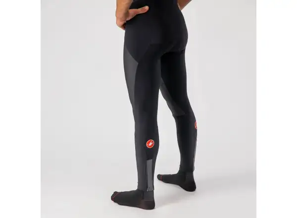Castelli Sorpasso RoS Wind męskie spodnie z szelkami i wkładką black