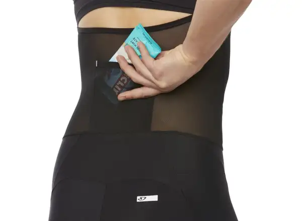 Giro Chrono Sport Halter Bib damskie spodenki z szelkami i wkładką Black