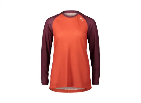 POC Pure damska MTB koszulka z dlugim rekawem Propylene Red/Agate Red