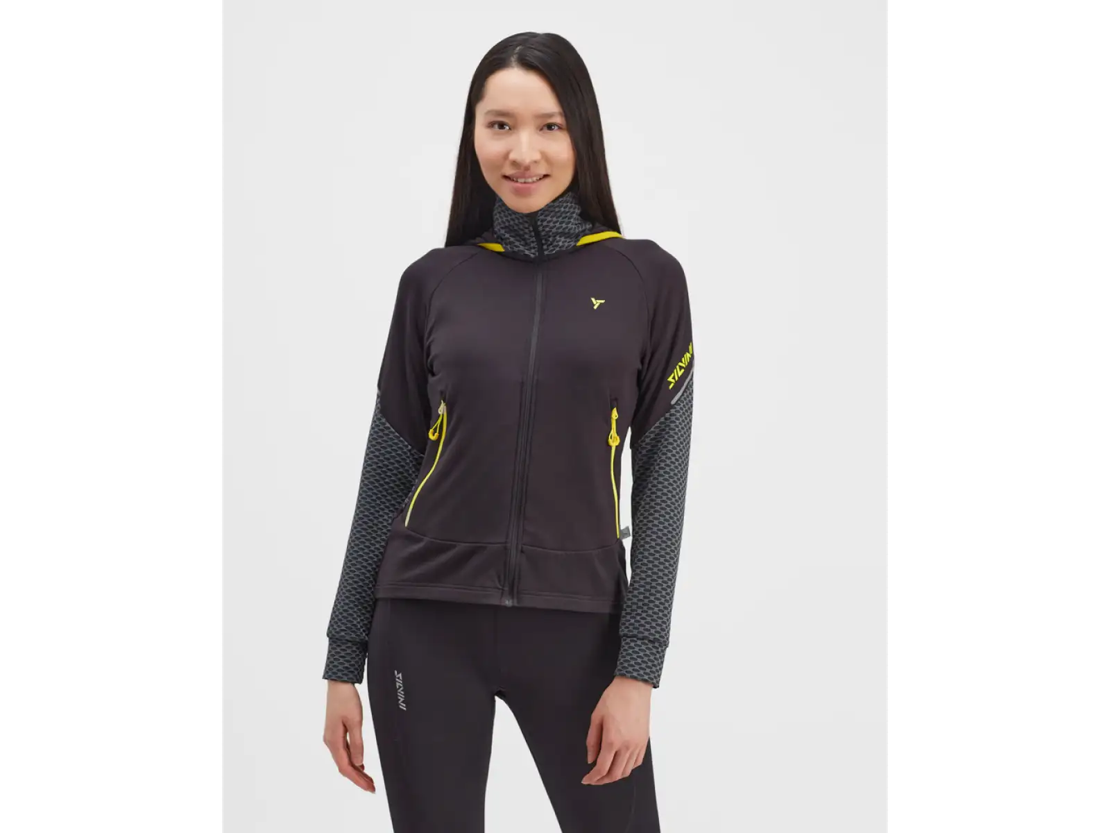 Silvini Artica damska bluza Black/Cloud