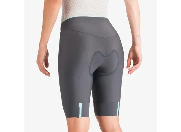 Castelli Prima 2 damskie spodenki z wkładką Dark Gray/Pool Blue