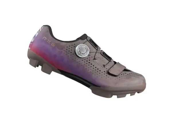 Shimano SH-RX600 damskie gravel buty szare/lila