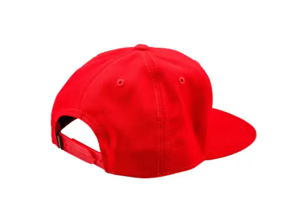 Troy Lee Designs Flat Bill Snapback czapka Team Red