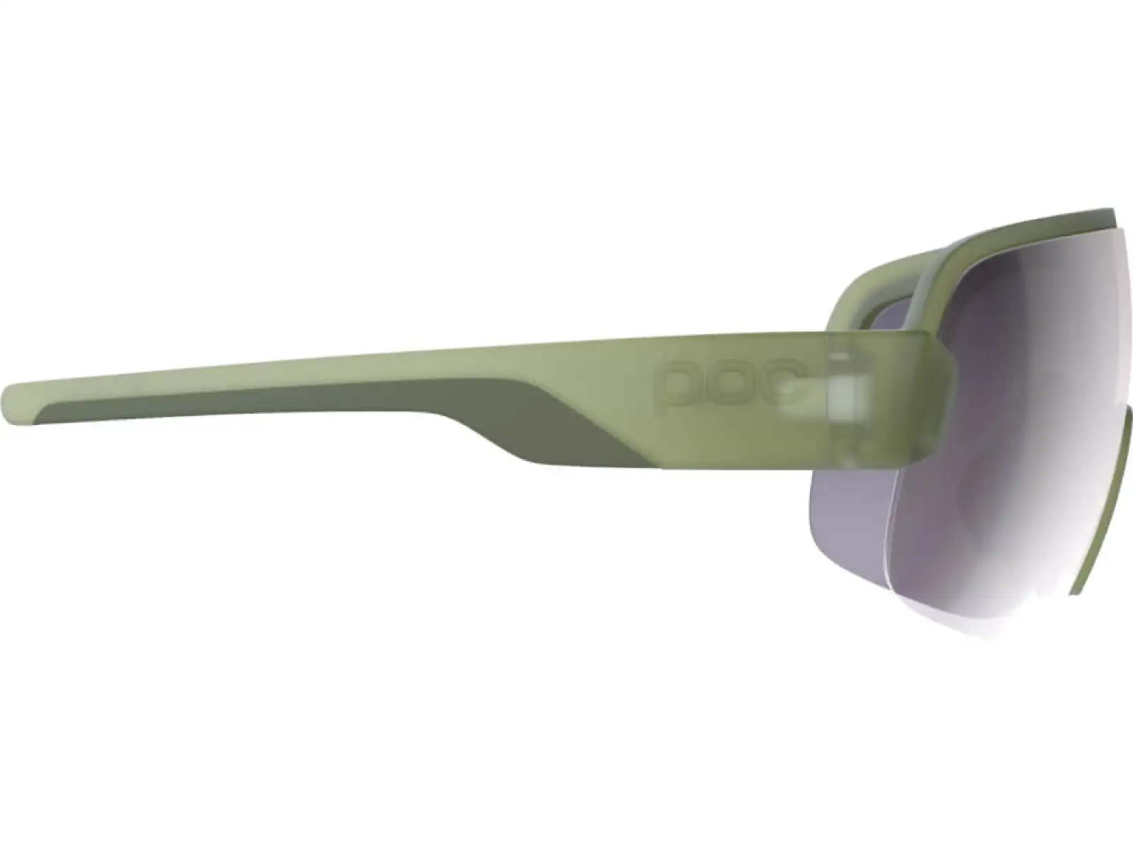 POC Aim okulary rowerowe Epidote Green Translucent