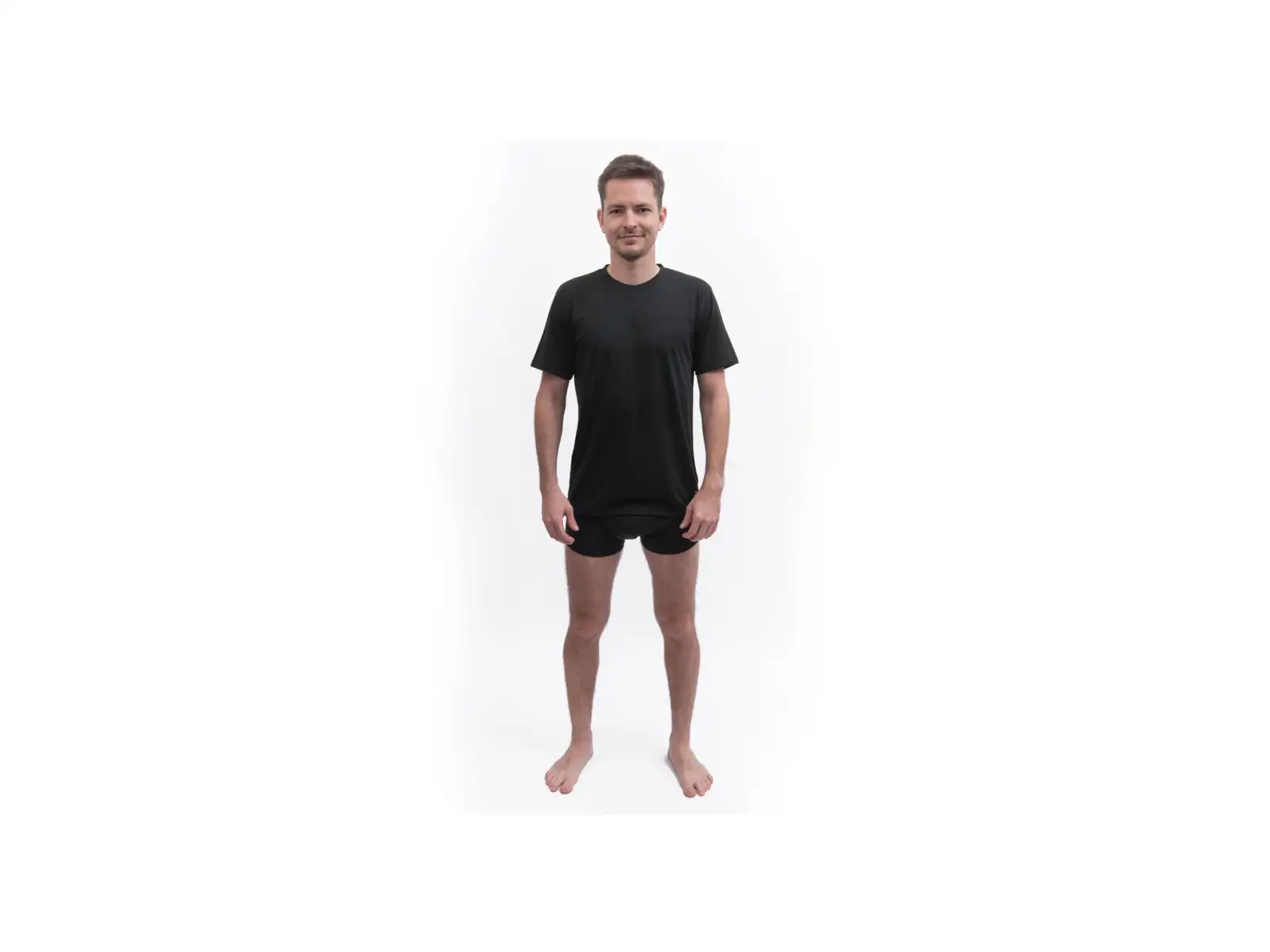 Sensor Merino Cordura męska koszulka krótki rękaw czarna